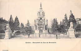 GENÈVE - Monument Du Duc De Brunswick - Ed. C.P.N. 1686 - Genève