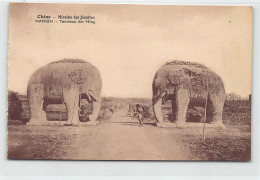 China - NANJING Nanking - The Ming Tombs - Marble Elephants - Publ. Mission Des Jésuites - Procire Générale Du Kiang Nan - China