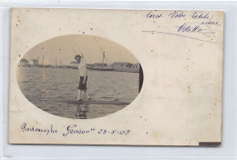 SKIKDA Philippeville - Podoscaphe Grosso En Essai Dans Le Port Le 25 Mai 1908 - CARTE PHOTO - Ed. Inconnu  - Skikda (Philippeville)