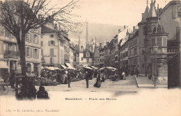 NEUCHÂTEL - Place Des Halles - Ed. E. Chiffelle 135 - Neuchâtel