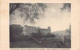 SAN FEDELE D'ALBENGA (SV) Collegio Delle Orsoline Di Gesu - Otros & Sin Clasificación