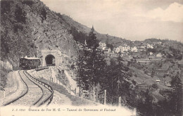 Chemin De Fer Martigny-Chamonix (VS) Tunnel De Revennez Et Finhaut - Ed. Jullien Frères 6740 - Other & Unclassified