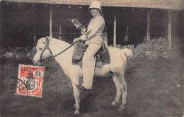 Viet-Nam - TONKIN - Trompette D'artillerie Monté Sur Un Cheval Du Pays - Ed. P.  - Vietnam