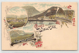 Österreich - Walchsee (T) Litho - Mehrfachansicht - Gesamtansicht - Kössen - Reil Im Winkel - Other & Unclassified