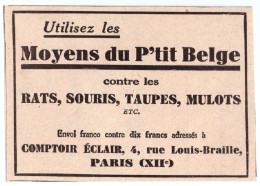 1932 - Publicité - Le Comptoir Éclair Au 4 Rue Louis-Braille à Paris 12ème - Reclame