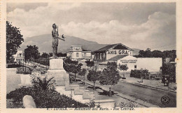 Algérie - TIPASA Tipaza - Monument Aux Morts - Rue Centrale - Hôtel De France - Publicité Anis Gras - Ed. EPA 4 - Autres & Non Classés