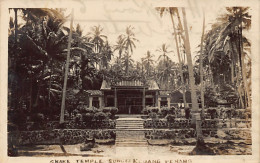 Malaysia - PENANG - Advertising Postcard For The Snake Temple Sungei Kluang - REAL PHOTO - See Scans For Condition - Pub - Malaysia