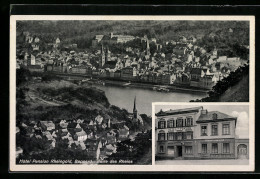 AK Boppard A. Rh., Hotel Pension Rheingold, Perle Des Rheins  - Boppard