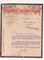 Villeneuve Sur Lot (47)   Lettre Avec Entête Pépinières GUSTAVE FABRE  1932   (PPP47329) - 1900 – 1949