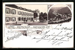 Lithographie Schlangenbad, Hotel-Restaurant Zum Rheingauer Hof  - Schlangenbad