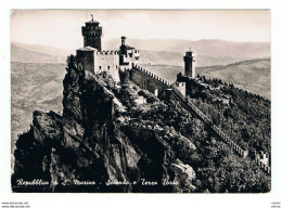 SAN  MARINO:  SECONDA  E  TERZA  TORRE  -  FOTO  -  FG - Saint-Marin