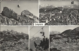 12318195 Leysin Kabinenbahn Berghaus Alpenpanorama Leysin - Autres & Non Classés