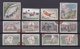 MONACO 1963 TIMBRE N°620/31 NEUF** FOOTBALL - Neufs