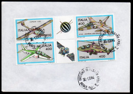 Italia 1983-1984 12 Valori Su Busta (vedi Descrizione) - 1981-90: Poststempel