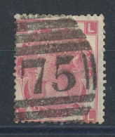 GB  N°33 Victoria 3p Rose De 1867-69 Planche 6 - Usati