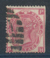 GB  N°33 Victoria 3p Rose De 1867-69 Planche 6 - Usati