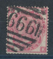 GB  N°33 Victoria 3p Rose De 1867-69 Planche 6 - Used Stamps