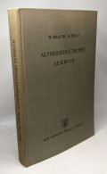 Althochdeutsches Lesebuch - Andere & Zonder Classificatie