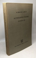 Althochdeutsches Lesebuch - Autres & Non Classés