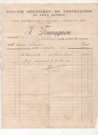 Mieafoux (32) Facture  FOURAGNON Mécanique Et Tonnellerie  1931  (PPP47331) - 1900 – 1949