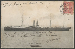 Carte P De 1906 ( Paquebot / Le Salazie ) - Steamers