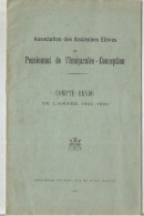 ROANNE ; ASSOCIATION DES ANCIENS ELEVES DE L IMMACULEE - CONCEPTION : COMPTE RENDU DE L ANNEE 1921/22 - Diplome Und Schulzeugnisse