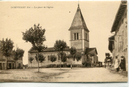 -01-AIN - DOMPIERRE - La Place De L'Eglise - Pont-de-Vaux