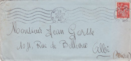 1942--lettre NICE RP Pour ALBI--81- Type IRIS 1F50 ,cachet Mécanique Du  29-AVRIL-42 - 1921-1960: Modern Period