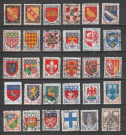 FRANCE Lot De Timbres Blason Oblitérés - Collections