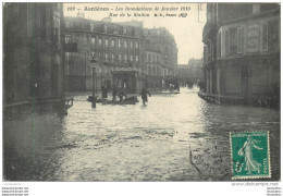 ASNIERES   LES INONDATIONS 1910 RUE DE LA STATION - Asnieres Sur Seine