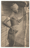 Congo Belge Carte Postale CPA Circa 1922 Ethnique Femme Jeune Fille Bazombo Woman Non Circulée Uncirculated - Belgisch-Kongo