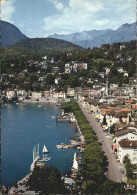 12271515 Ascona TI Fliegeraufnahme Hafen Promenade Ascona - Sonstige & Ohne Zuordnung