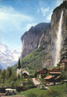 12267775 Lauterbrunnen BE Wasserfall Kirche  Lauterbrunnen - Other & Unclassified