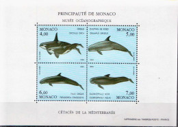 Monaco MNH Minisheet - Ballenas