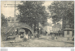 MONTCEAU LES MINES LE PONT ET LA RUE DES OISEAUX - Montceau Les Mines