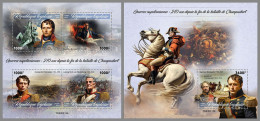 TOGO 2023 MNH Napoleon Bonaparte Battle Of Champaubert M/S+S/S – IMPERFORATED – DHQ2418 - Révolution Française
