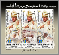 TOGO 2023 MNH Karol Wojtyla Pope John Paul II. M/S – IMPERFORATED – DHQ2418 - Papas