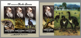TOGO 2023 MNH Charles Darwin M/S+S/S – IMPERFORATED – DHQ2418 - Naturaleza