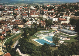 12257195 Frauenfeld Fliegeraufnahme Mit Hallen- Und Freibad Frauenfeld - Altri & Non Classificati