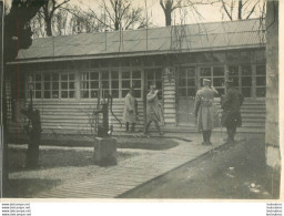 FRONT DE LA MARNE LE GENERAL PETAIN ARRIVANT AU QUARTIER GENERAL D'UNE ARMEE  WW1 PHOTO ORIGINALE  18 X 13 CM - Guerra, Militari