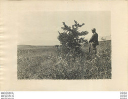 FRONT D'ORIENT UNE SENTINELLE FRANCAISE AUX AVANTS POSTES WW1 PHOTO ORIGINALE  18 X 13 CM - Guerra, Militari