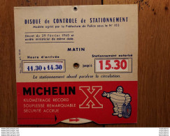 DISQUE MICHELIN  IMP. CARIO 1969 - Voitures