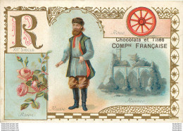 CHROMO CHOCOLATS ET THES COMPAGNIE FRANCAISE  LETTRE R  RUSSE - Otros & Sin Clasificación