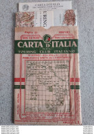 CARTA D'ITALIA DEL TOURING CLUB ITALIANO FOGLI 35 NAPOLI R3 - Carte Geographique