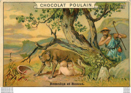 CHROMO CHOCOLAT POULAIN ROMULUS ET REMUS - Poulain