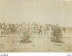 CAMP DE BOIS L'EVEQUE FETE DU REGIMENT SECTION SERGENT BLANDAN DANSE DU CAKE WALK 1904 PHOTO 11X8CM - Guerra, Militares