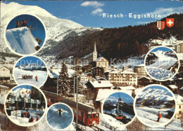 12232485 Fiesch Eggishorn Ski Bergbahn Luftseilbahn Fiesch - Autres & Non Classés