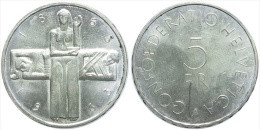 *** ARGENTO 835°°° Svizzera, Confederazione: 5 Franchi 1963 "Croce Rossa" QFDC - Andere & Zonder Classificatie