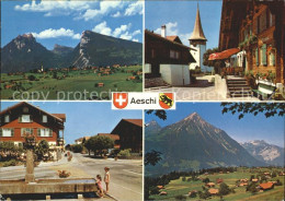 12219675 Aeschi Spiez Panorama Rothorn Niesen Kirche Restaurant Sternen Dorfstra - Other & Unclassified