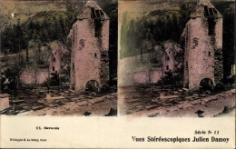 Stereo CPA Gavarnie Hautes Pyrénées, Schloss, Ruine - Otros & Sin Clasificación